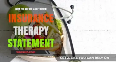 Crafting a Comprehensive Nutrition Insurance Therapy Statement: A Step-by-Step Guide