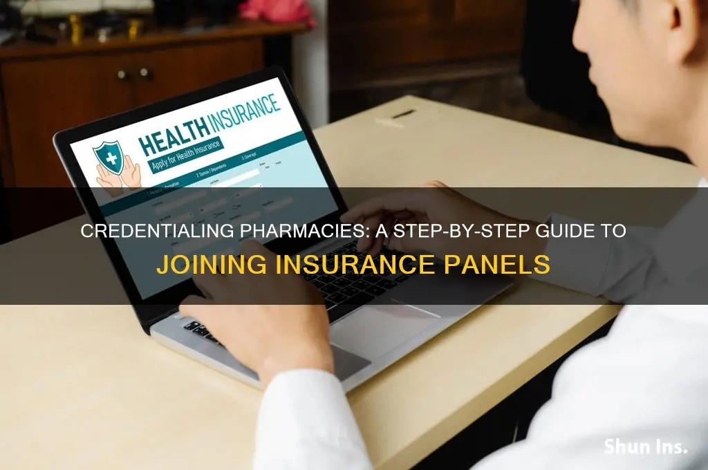 how to credential pharmacies with insurance panels