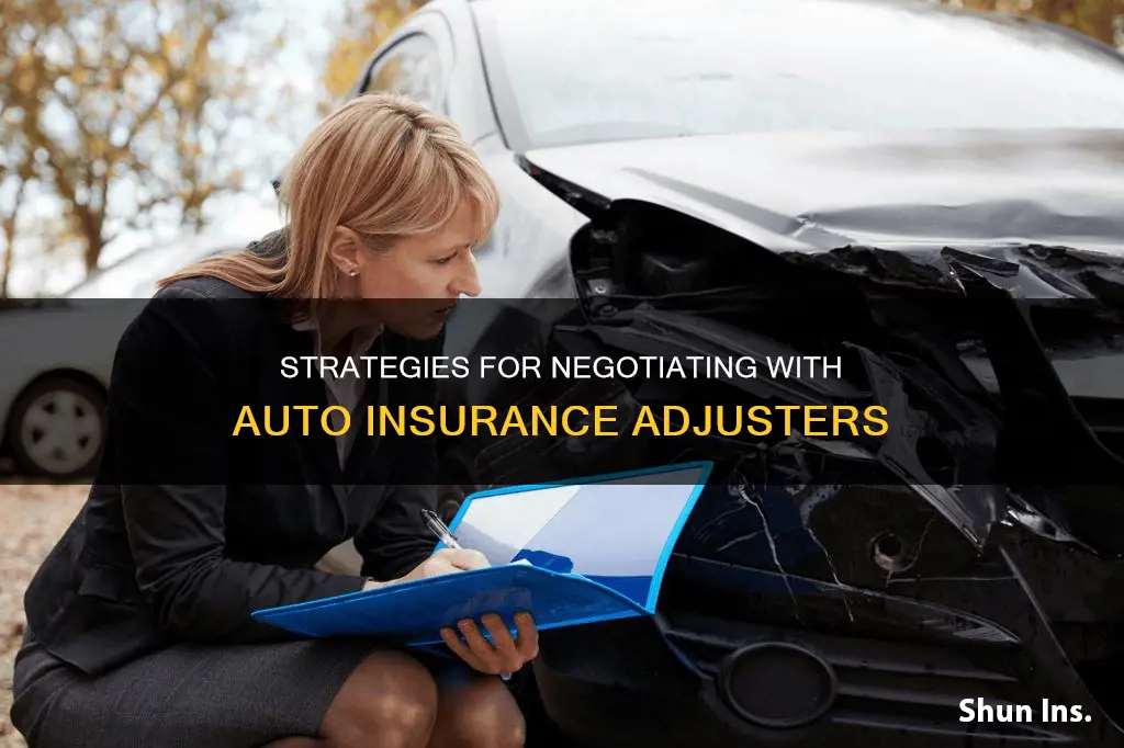 how to deal with an auto insurance adjuster