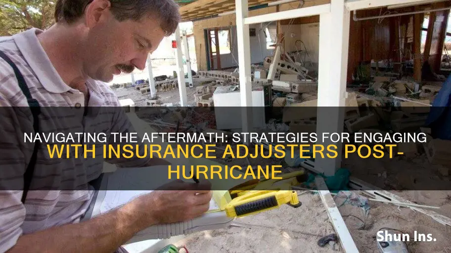 how to deal with insurance adjuster after hurricane