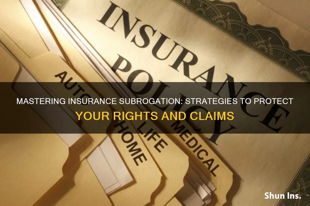 how to deal with insurance subrogation