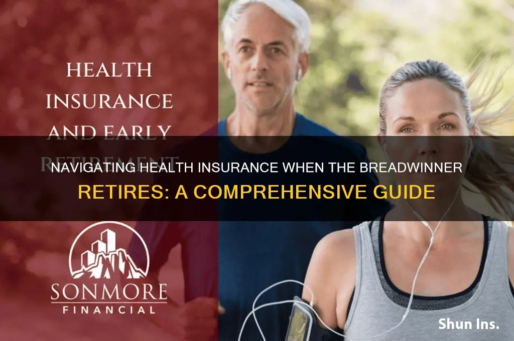 how to deal wuth health insurance if breadwinner retires