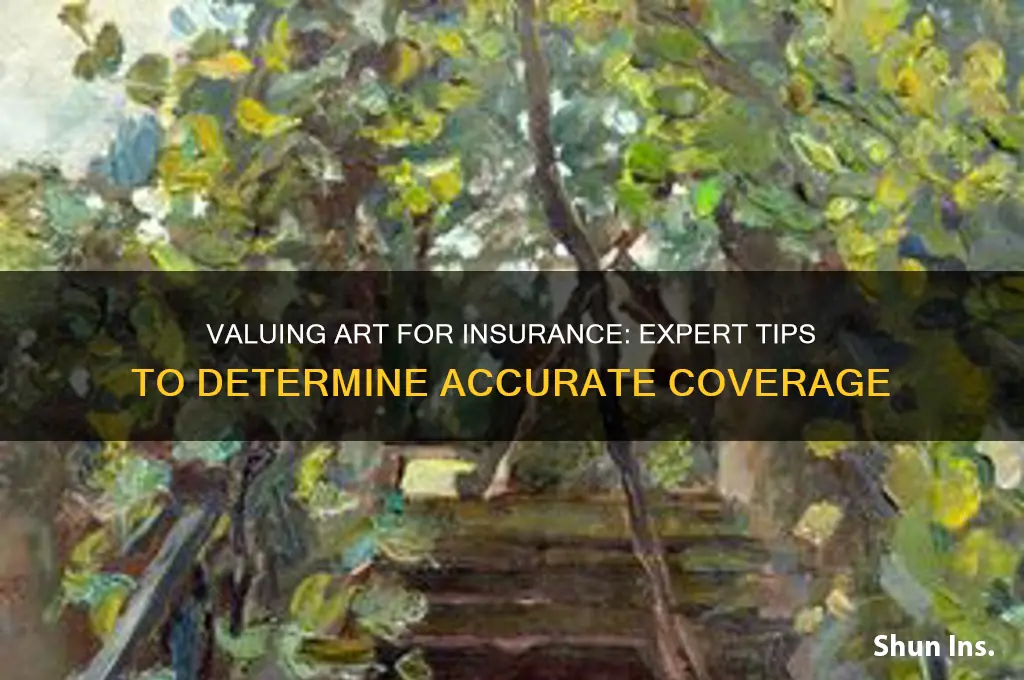 how to decide insurance value on art