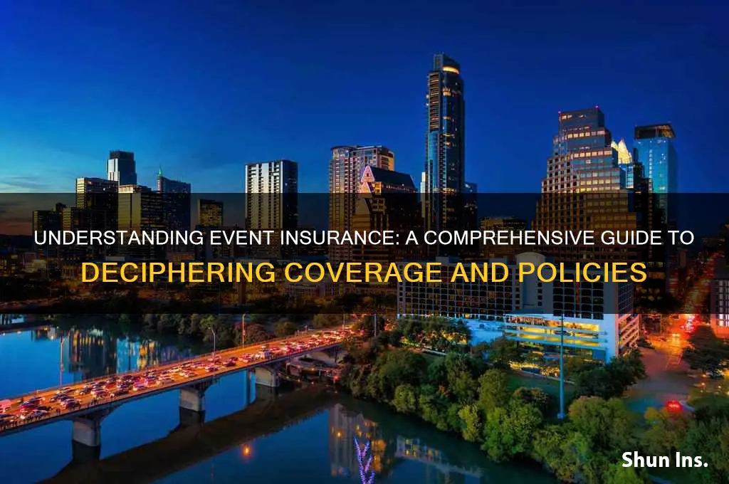 how to decipher event insurance