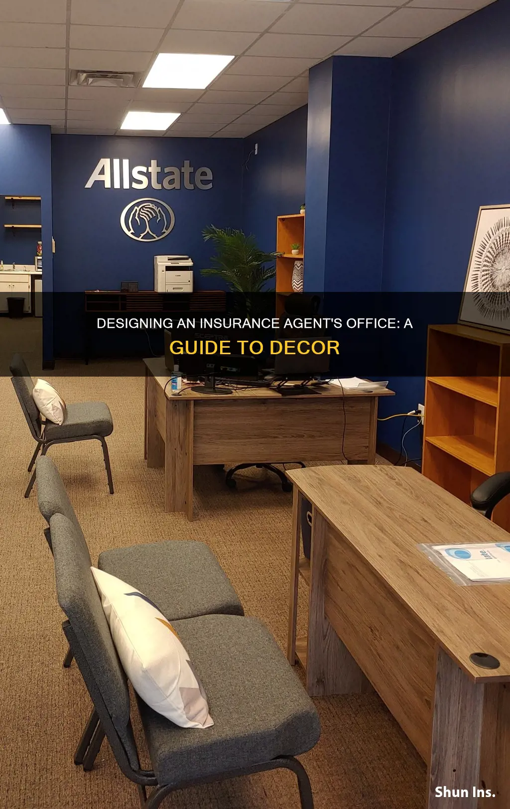 how to decorate your office as an insurance agent