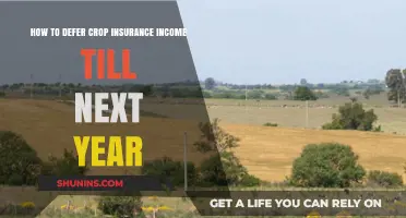 Defer Crop Insurance Income: Smart Strategies for Next Year's Taxes