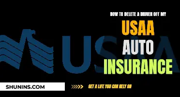 Removing a Driver from USAA Auto Insurance