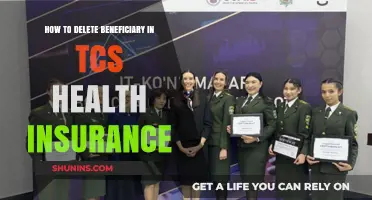 How to Remove a Beneficiary from TCS Health Insurance Plan