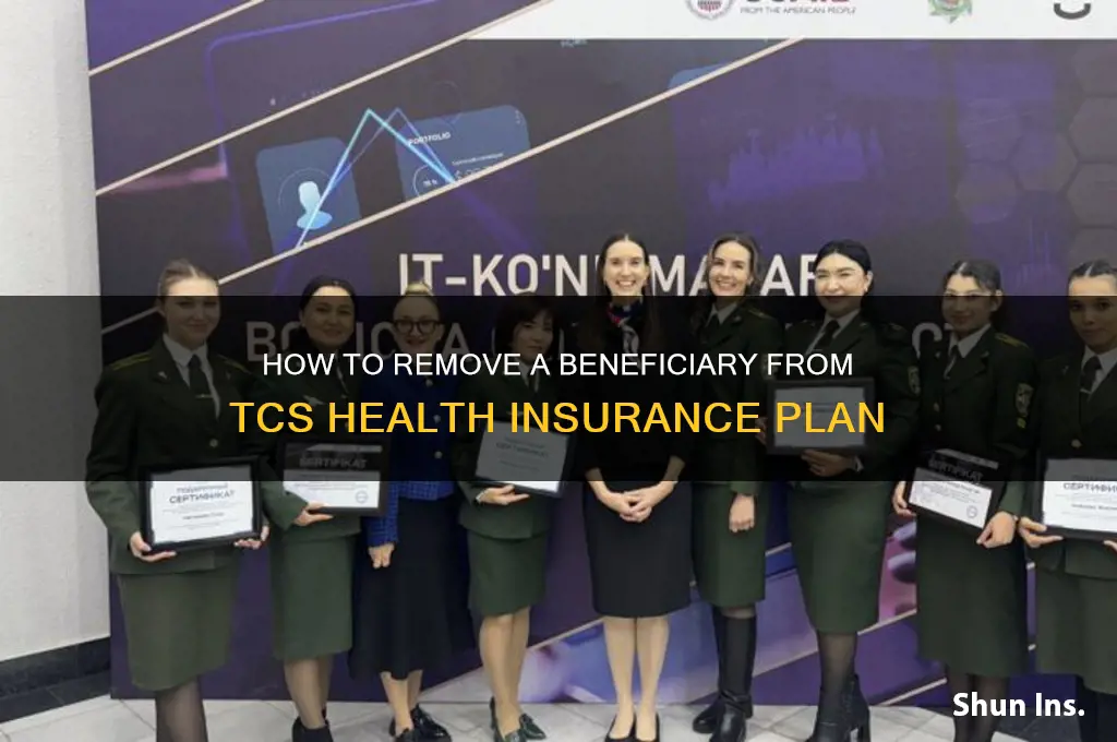 how to delete beneficiary in tcs health insurance