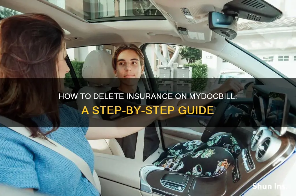 how to delete insurance on mydocbill