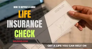 Large Life Insurance Check: Depositing and Managing Your Payout