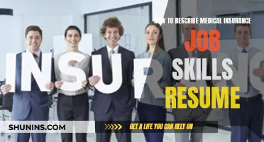 Highlighting Medical Insurance Expertise in Your Resume