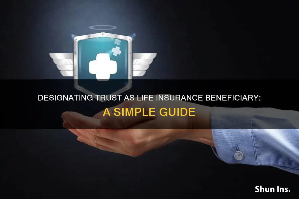 how to designate trust as beneficiary of life insurance