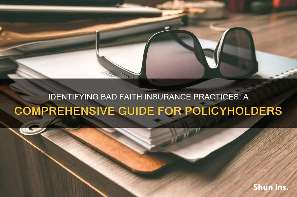 how to determine bad faith insurance
