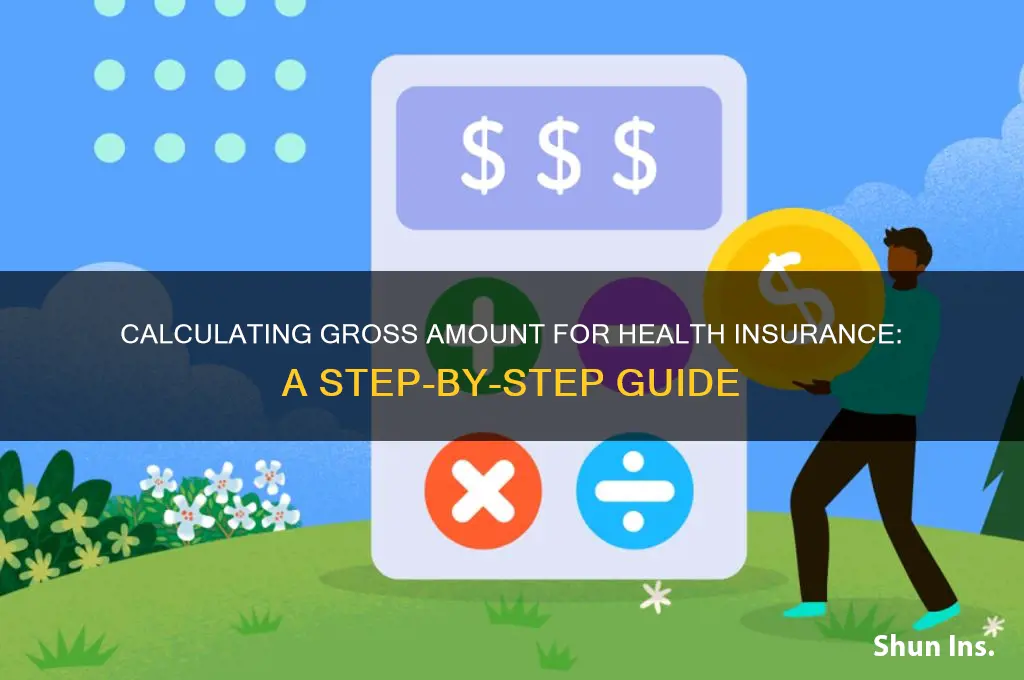 how to determine gross amount for health insurance