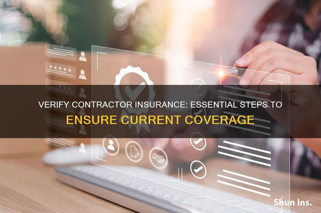 how to determine if a contractor has current insurance