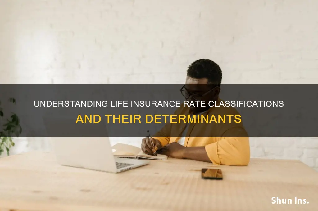 how to determine life insurance rate class