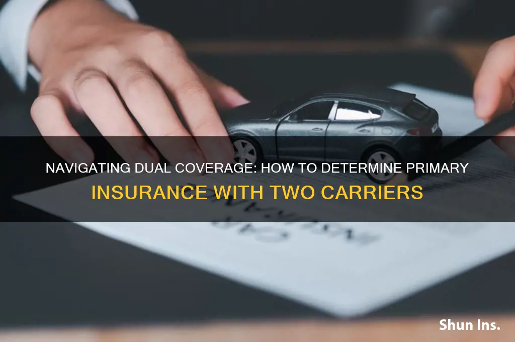 how to determine primary insurance with 2 carriers