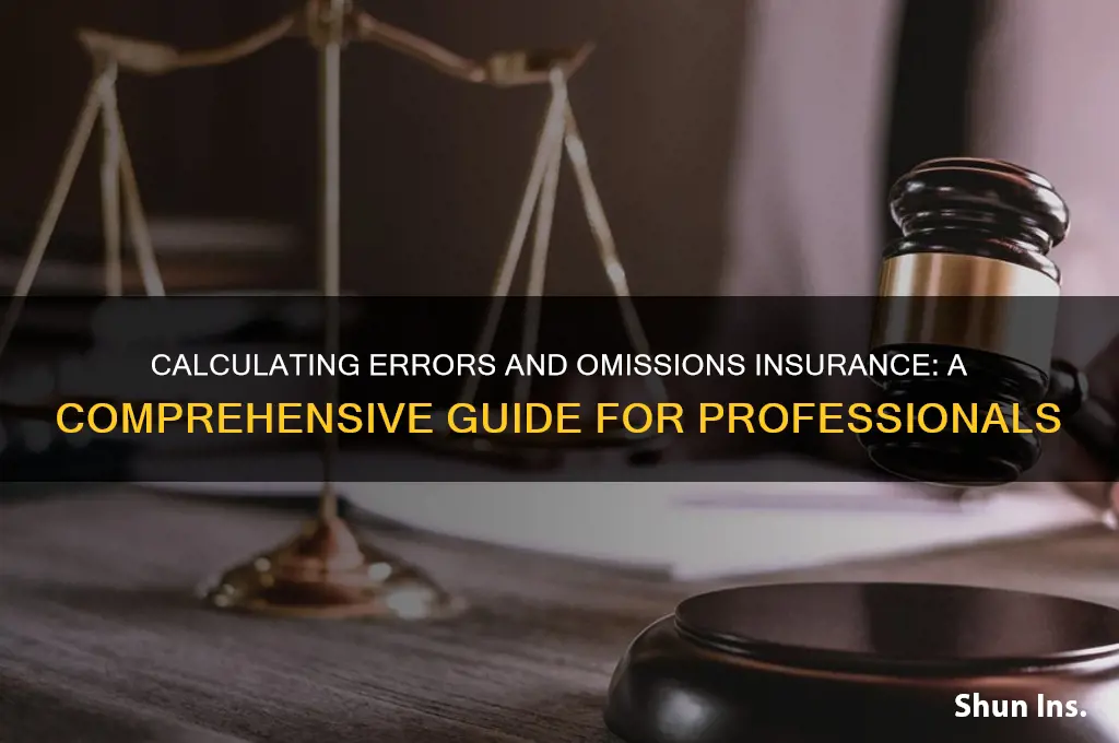 how to determine the amount of errors and omissions insurance