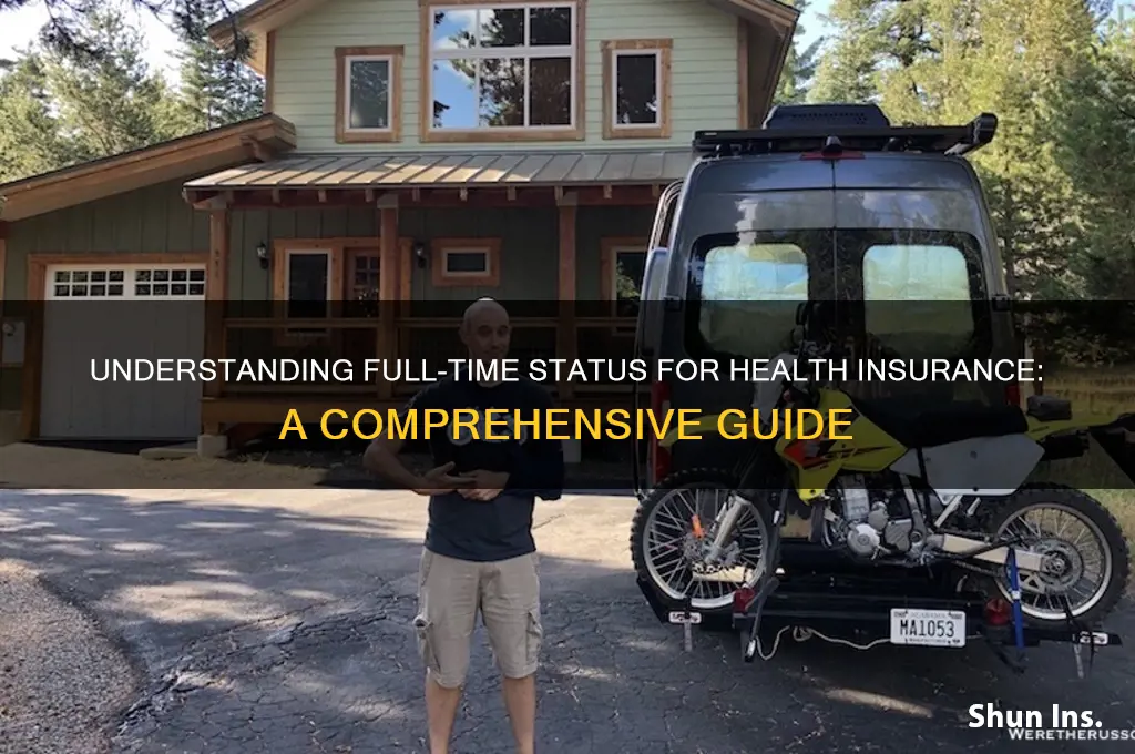 how to discern full time status for health insurance
