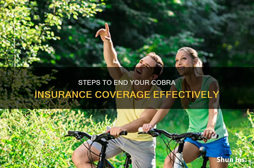 how to discontinue cobra insurance