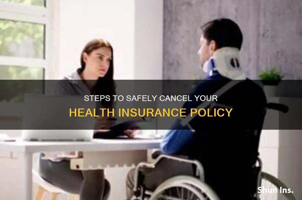 how to discontinue health insurance