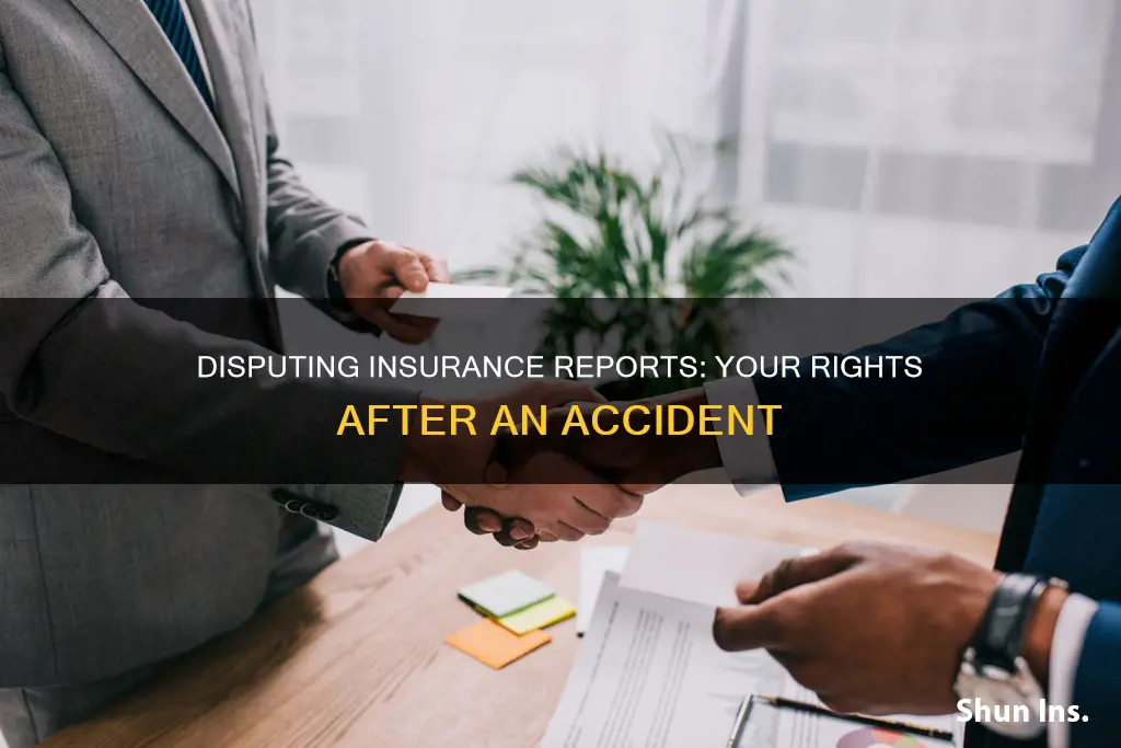 how to dispute an accident reported by insurance