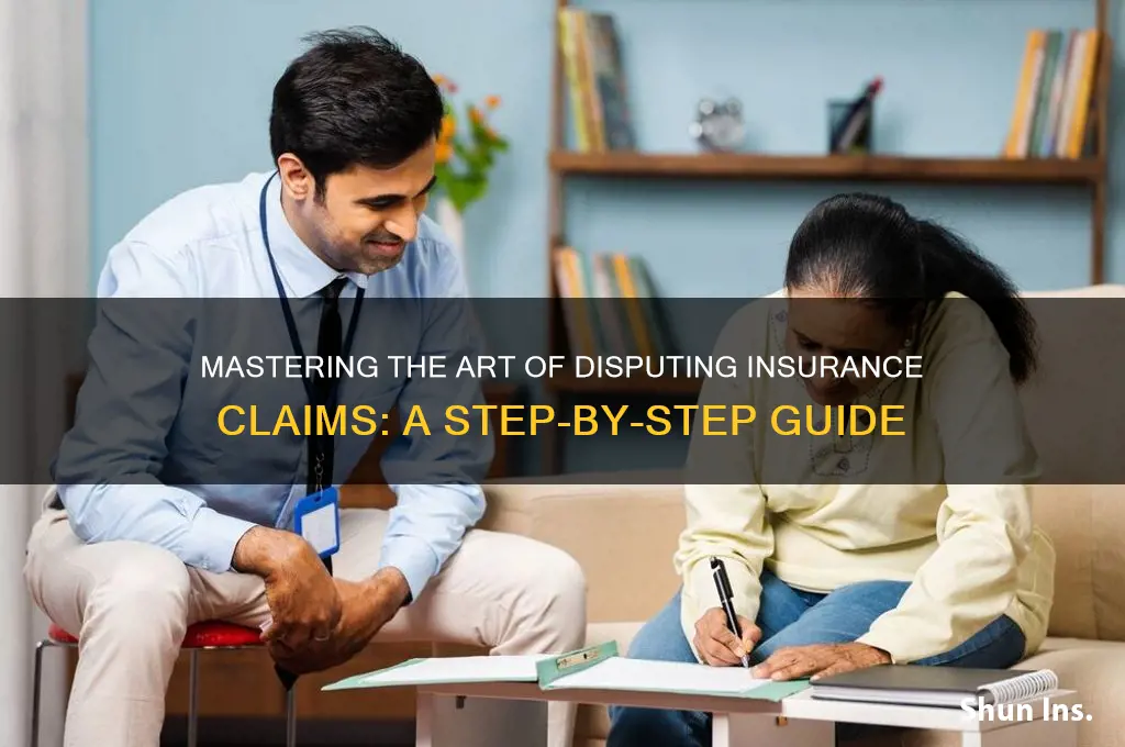 how to dispute insurance clain