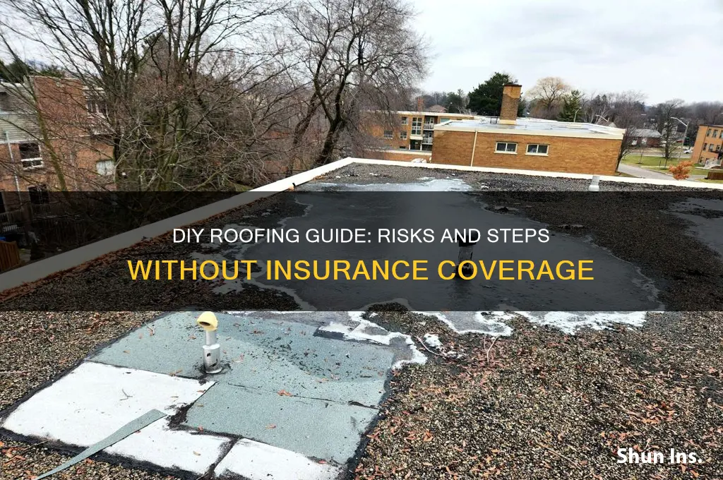 how to do a roofing job with out insurence