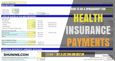 Mastering Health Insurance Payments: A Step-by-Step Spreadsheet Guide