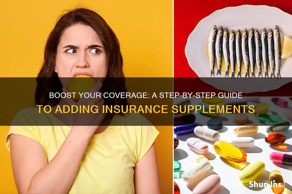 how to do a supplement for insurance