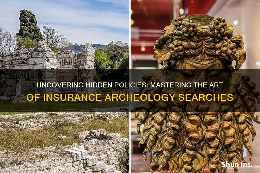 how to do an insurance archeology search