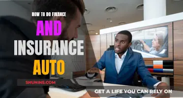 Auto Finance and Insurance: A Comprehensive Guide