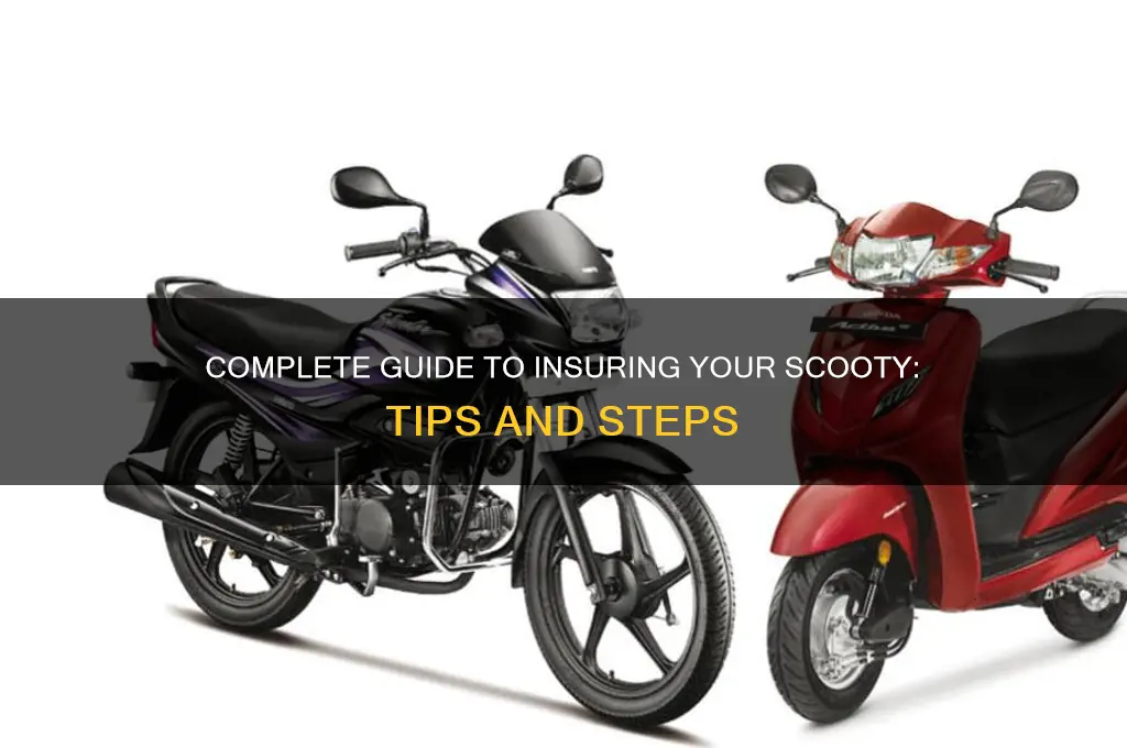 how to do insurance for my scooty