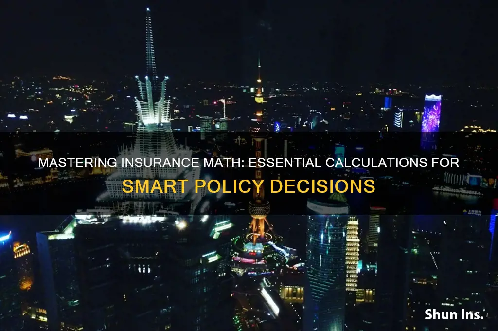 how to do insurance math