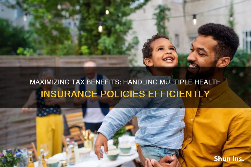 how to do ore than two health insurances on taxes