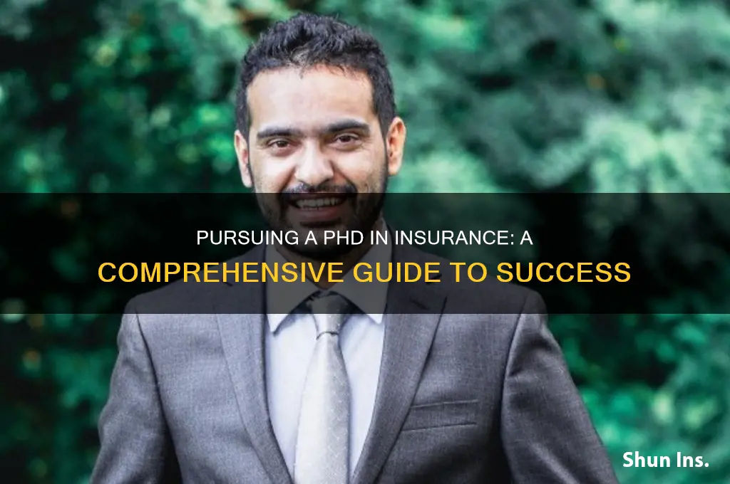 how to do phd in insurance