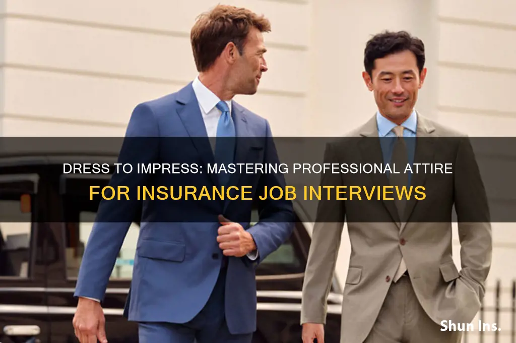 how to dress for an insurance job interview