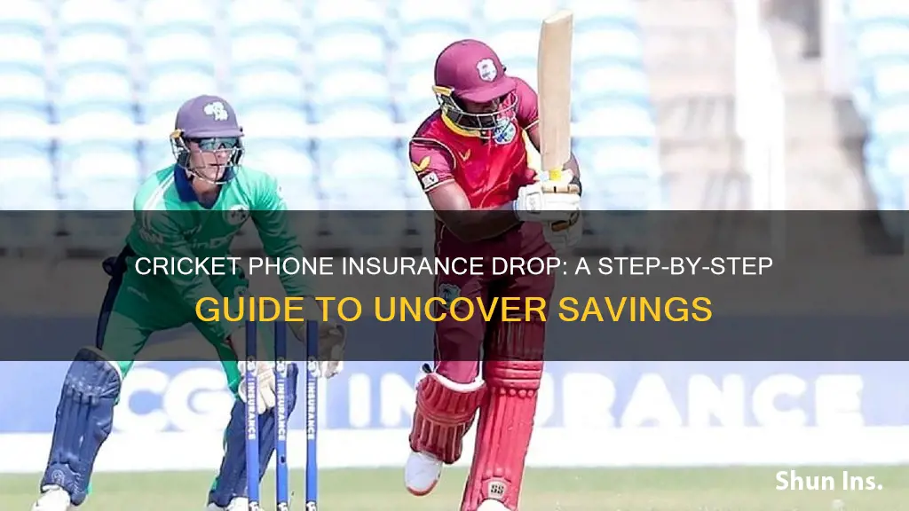 how to drop cricket phone insurance