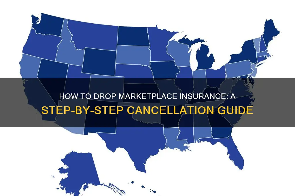 how to drop marketplace insurance
