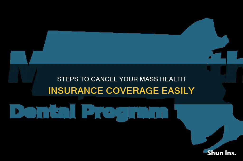 how to drop mass health insurance