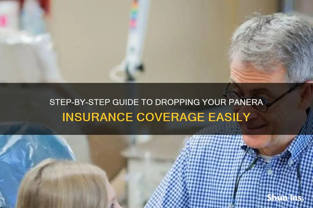 how to drop panera insurance