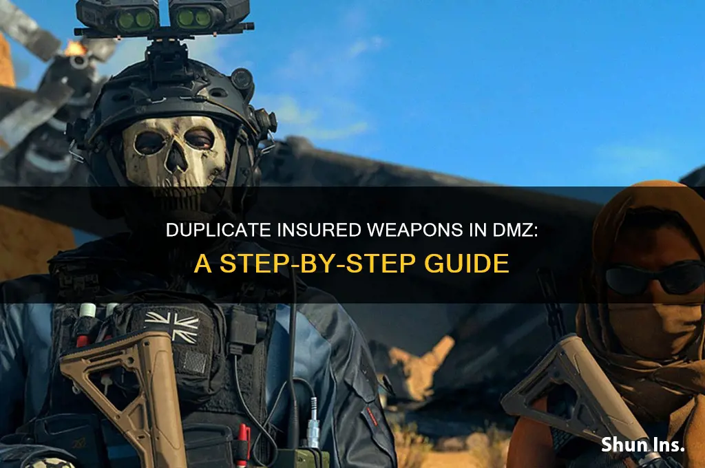 how to duplicate insured weapon dmz