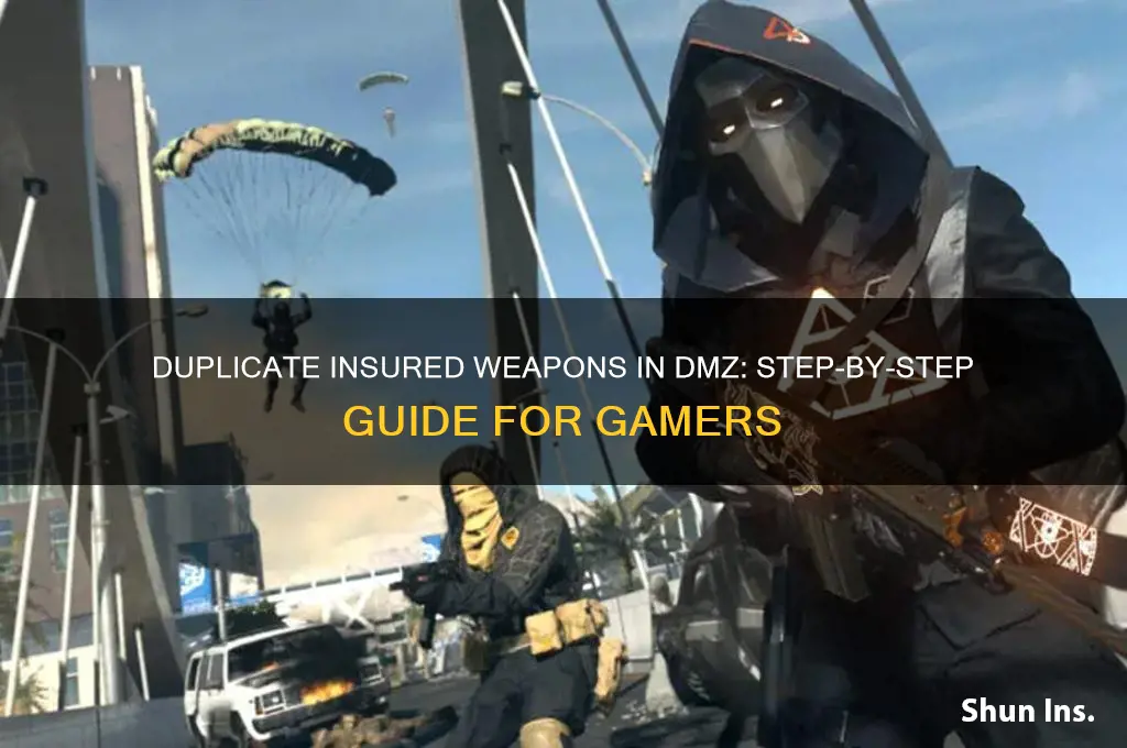 how to duplicate insured weapons dmz