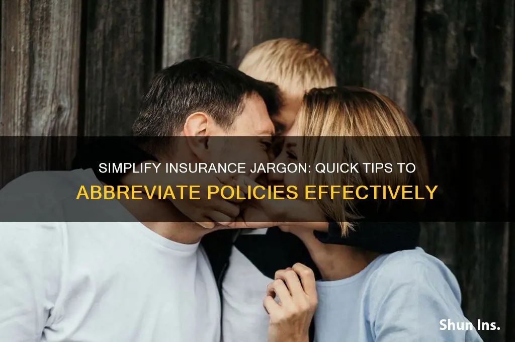 how to ebreviate insurance