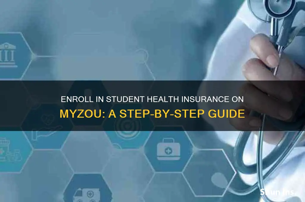 how to enroll for student health insurance on myzou