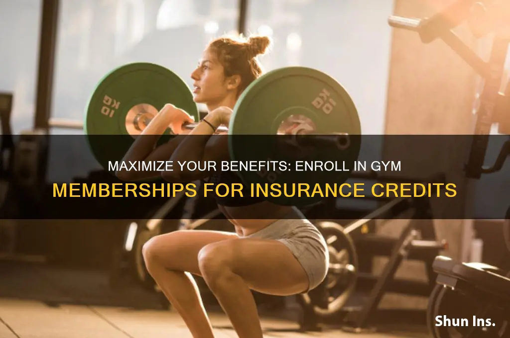how to enroll gym for insurance credits