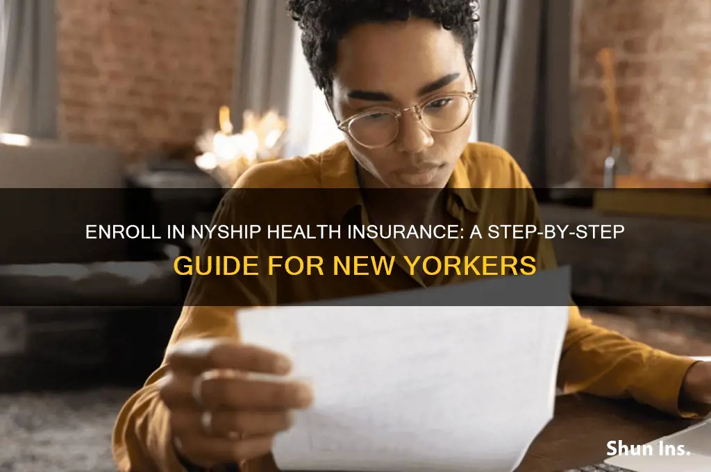 how to enroll health insurance nyship