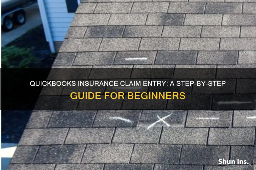 how to enter an insurance laim in qb