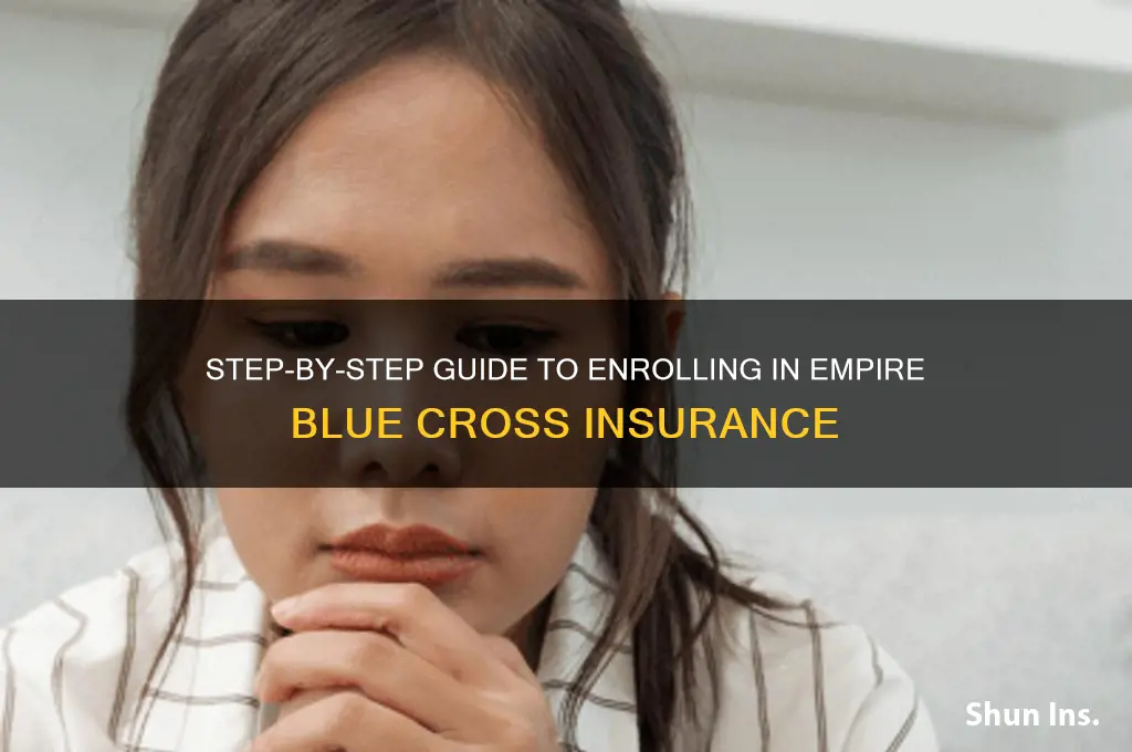 how to enter empire blue cross insurance